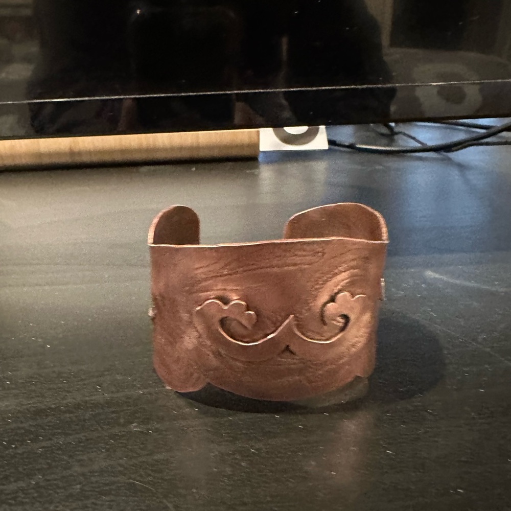 Vintage Copper Cuff Bracelet